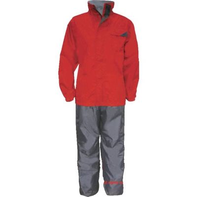 トオケミ ハイブリッドレインスーツ レッドL 7770-RD-L 1枚 855-0271（直送品）