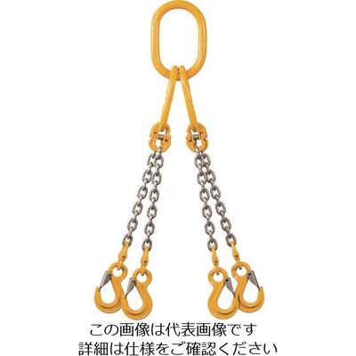 象印チエンブロック 象印 チェーンスリング100(アイタイプ) ラッチ付き 使用荷重4.1t 4-TG-YP-7.1 1本 134-8996（直送品）