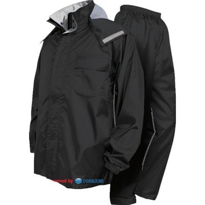 トオケミ ニューバリューレインスーツ ブラックLL 7705-BK-LL 1枚 855-0252（直送品）