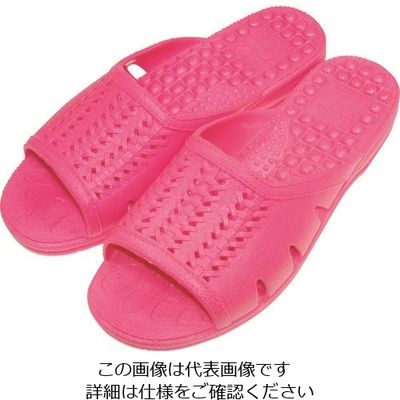 ニッポンスリッパ 成型サンダル ピンク L 400872 1セット(20足) 868-7655（直送品）