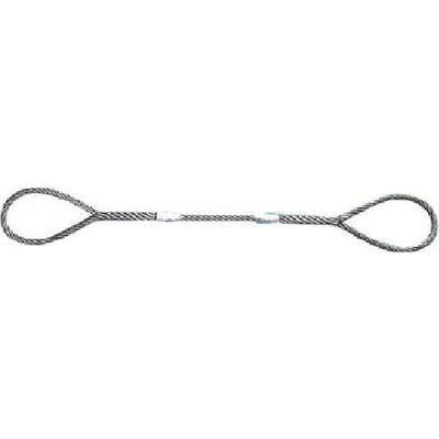日興製綱 NIKKO Wスリング(裸) 全長1.0m スリング径6mm W6-1H 1セット(20本) 815-7460（直送品）