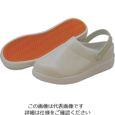 日進ゴム 日進 サボシューズ 白 29.0cm V720W-29.0 1足 134-1302（直送品）