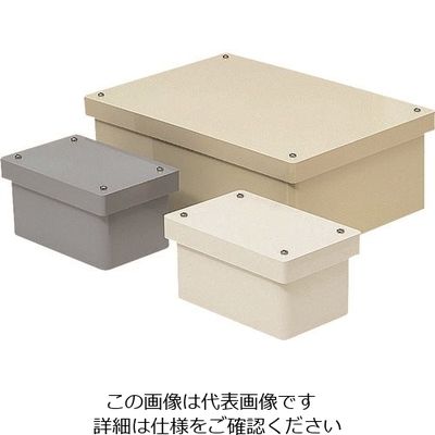 未来工業 未来 防水プールボックス(カブセ蓋)長方形 PVP-402020B 1個 198-5641（直送品）