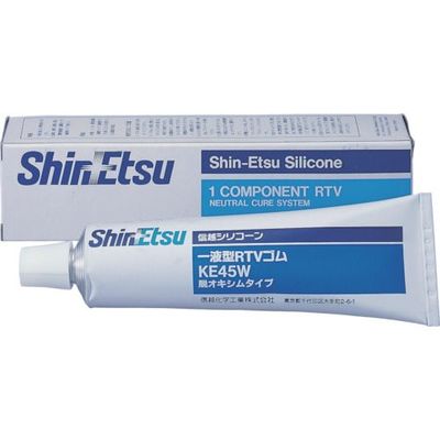 信越化学工業 信越 一般電気用RTVゴム 100g アルミ KE45AL-100 1本 814-8134（直送品）