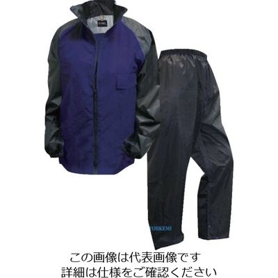 トオケミ CSワンダーレインスーツ ブルーM 4670-BL-M 1枚 855-1660（直送品）