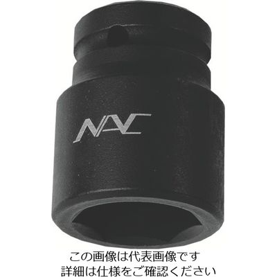 長堀工業 ナック ソケット ショートタイプ 6PT 差込角12.7x対辺19mm 419 1個 853-1023（直送品）