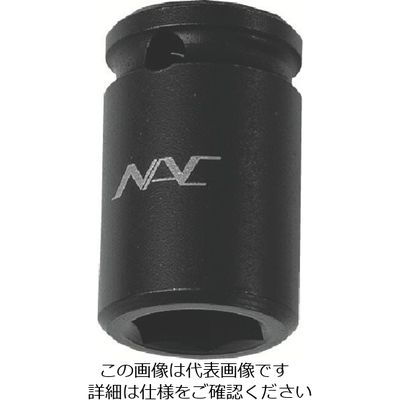 長堀工業 ナック ソケット ショートタイプ 6PT 差込角9.52x対辺12mm 312 1個 853-0886（直送品）