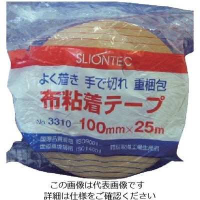 マクセル SLIONTEC 布粘着テープ100mm 331000-DB-00-100X25 1セット(18巻) 136-6340（直送品）