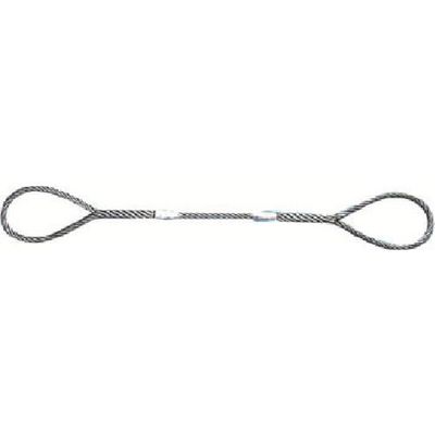日興製綱 NIKKO Wスリング(裸) 全長1.5m スリング径6mm W6-1.5H 1セット(20本) 815-7458（直送品）