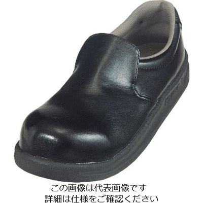 日進ゴム 日進 耐滑樹脂先芯入り厨房シューズ V5100 黒 29.0cm V5100BK-29.0 1足 124-8232（直送品）