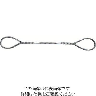 日興製綱 NIKKO Wスリング(裸) 全長5.0m スリング径18mm W18-5H 1セット(5本) 815-7446（直送品）