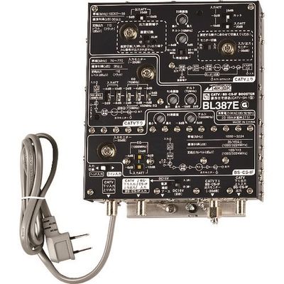 日本アンテナ CS・BS/CATVブースター 38dB型 BL型名CATV・SHー1 BL387E 1個 167-2707（直送品）