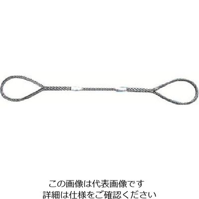 日興製綱 NIKKO Wスリング(裸) 全長3.0m スリング径18mm W18-3H 1セット(5本) 815-7444（直送品）