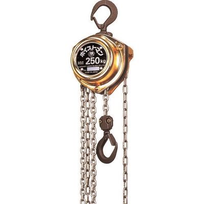 象印チエンブロック 象印 手動チェーンブロック 80kg 揚程3m HMK0830 1台 222-4354（直送品）