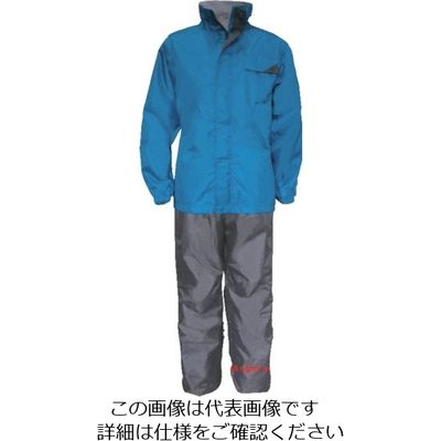トオケミ ハイブリッドレインスーツ ブルーM 7770-BL-M 1枚 855-0265（直送品）
