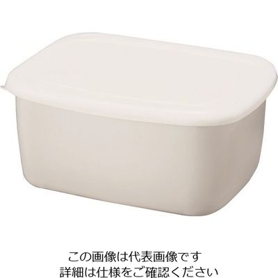 新輝合成 TONBO ホーローぬか漬けポット角3.3型 01390 1個 188-3377（直送品）