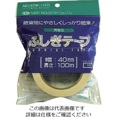仁礼工業 仁礼 ふしぎテープ白スペアー40MMX100M MC40W-100 1個(1巻) 815-7653（直送品）