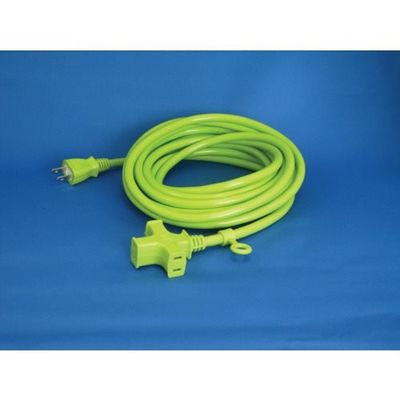 正和電工 トライアングルマルチタップ5m若草 VCTM-5GN 1本 850-1039（直送品）