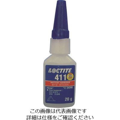 ヘンケルジャパン ロックタイト 高機能瞬間接着剤 411 20g 411-20 1セット(10本) 199-1624（直送品）