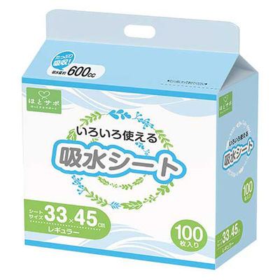 MISM 吸水シート レギュラー 100枚入6P 1セット(100枚入×6パック)（直送品）