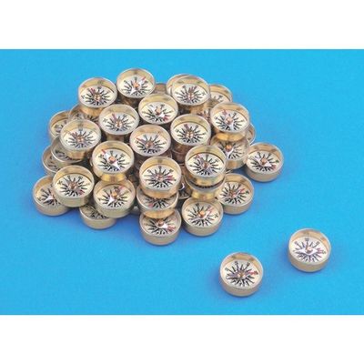 島津理化 方位用磁針 ハトメ形 132-351 1組 67-7094-02（直送品）