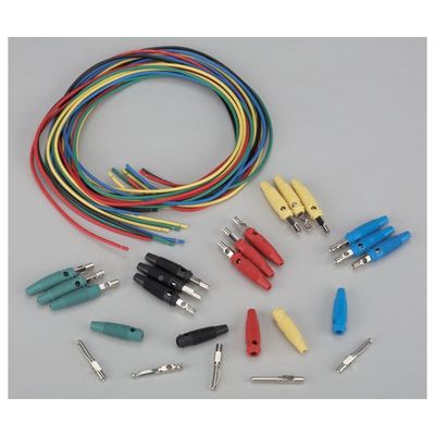 島津理化 リード線セット(10本組) B 157-800 1組(10本) 67-7094-77（直送品）