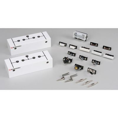 島津理化 回路実験器 標準セット ECーS 134-880 1式 67-7095-21（直送品）