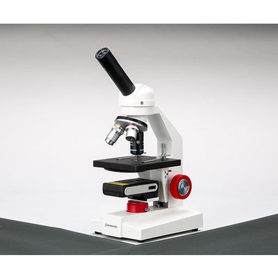 島津理化 生物顕微鏡(反射鏡/LED照明交換タイプ)箱無 長焦点タイプ SGTー400EL 114-090 1式 68-0585-92（直送品）