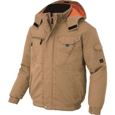 アイトス 綿100%防寒ブルゾン カーキ 3L AZ8571-025-3L 1着 166-2850（直送品）