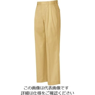 アイトス ワークパンツ(2タック) マスタード 100 5322-019-100 1着 137-9347（直送品）