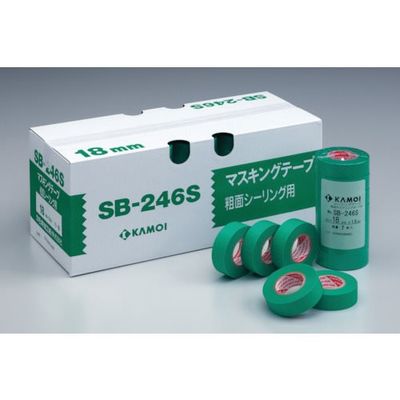 カモ井加工紙 カモ井 マスキングテープSB246Sサイディング用24mm SB246SJAN-241P 1セット(50巻) 827-7211（直送品）