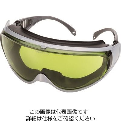 理研オプテック リケン レーザー用一眼型保護メガネ(密閉ゴーグル型メガネタイプ・メガネ併用可) M56G YG-EP 1個 225-9904（直送品）