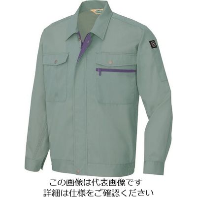アイトス 長袖サマーブルゾン(男女兼用) サファイアブルー 3L 5370-072-3L 1着 142-9480（直送品）