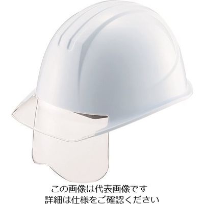 タニザワ エアライト搭載シールド面付ヘルメット ST#161VJーSH(EPA) 帽体色 ホワイト 161VJ-SH-W3V1 1個（直送品）