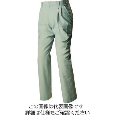 アイトス ワークパンツ(2タック)(男女兼用) アースグリーン 105 1650-005-105 1着 143-3620（直送品）