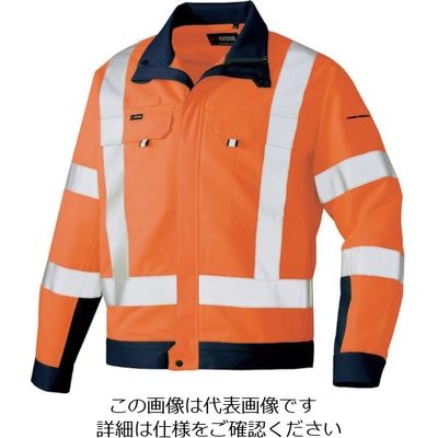 アイトス 高視認作業ブルゾンハイパーオレンジ4L AZ27010934L 1着 121-4715（直送品）