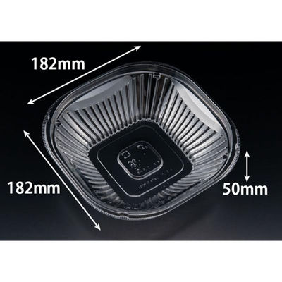 リスパック サラダ容器 バイオ リーフボウル 18-18B(50) PBPX261 1ケース(600個(50個×12))（直送品）