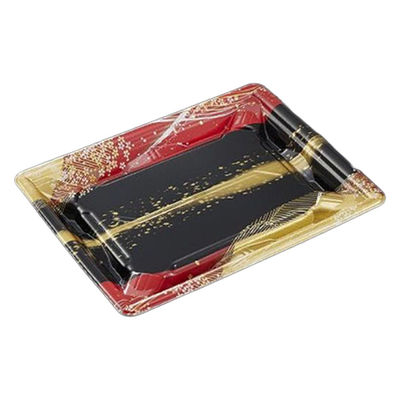 中央化学 寿司容器 鮮鋭 6-2 織り帯R 身 00764681 1ケース(800個(50個×16))（直送品）