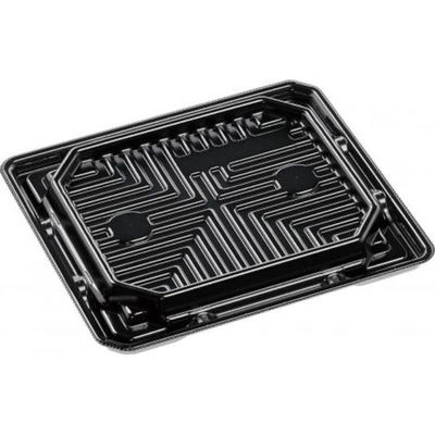 エフピコ 刺身容器 涼角 20-17 黒 55002017 1ケース(600個(50個×12))（直送品）