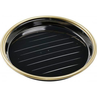 エフピコ 寿司桶 新6人桶P(V)本体エコ金フチ黒 4A967060 1袋(10個)（直送品）