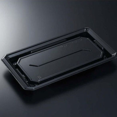 中央化学 寿司容器 HS澄板26-14 BK 身 00115790 1袋(50個)（直送品）