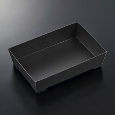 中央化学 寿司容器 SKS 17-12(43) 黒 身 00778733 1袋(25個)（直送品）