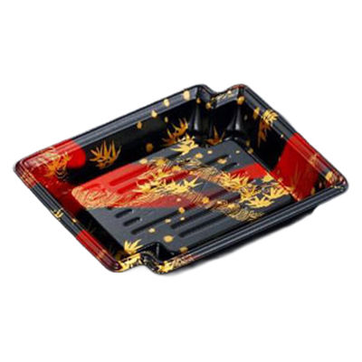 中央化学 刺身容器 CF かく鉢 15-12 竹霞R-BK 身 00736930 1ケース(1200個(50個×24))（直送品）