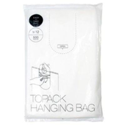 オザックス トパックハンギングバッグ12号 00320544 1冊(500枚) 472-7965（直送品）