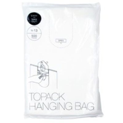 オザックス トパックハンギングバッグ13号 00320546 1冊(500枚) 472-7964（直送品）