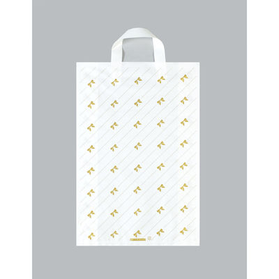 福助工業 ポリ手提袋 カルチャーバッグ リボンストライプ 中 00062034 1ケース(500個(20個×25))（直送品）