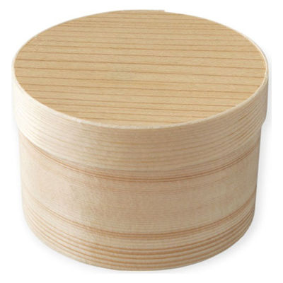 アサヒグリーン 木製容器 経木ワッパ 丸S 00251345 1ケース(300個(10個×30))（直送品）
