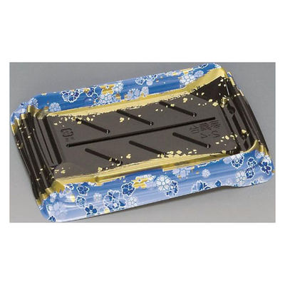 福助工業 寿司容器 夢舞台2-4H涼花青 00478380 1ケース(800個(50個×16))（直送品）