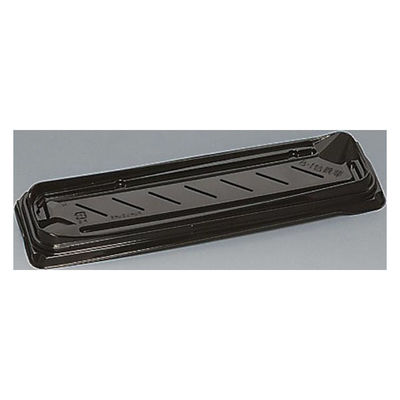 福助工業 寿司容器 夢舞台1-8H黒 00482219 1ケース(600個(50個×12))（直送品）