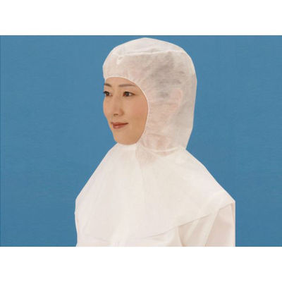 日本メディカルプロダクツ 不織布キャップ つくつく帽子 EL-201 白 00490596 1ケース(400個(50個×8))（直送品）